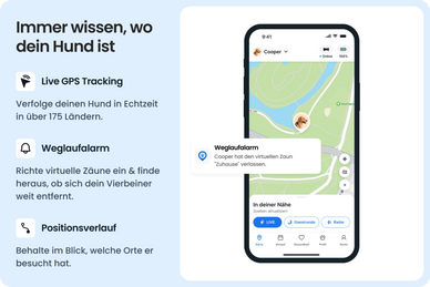 Behalte deinen besten Freund immer im Blick!