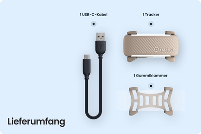 Tractive DOG 6 Tracker für Hunde, Braun