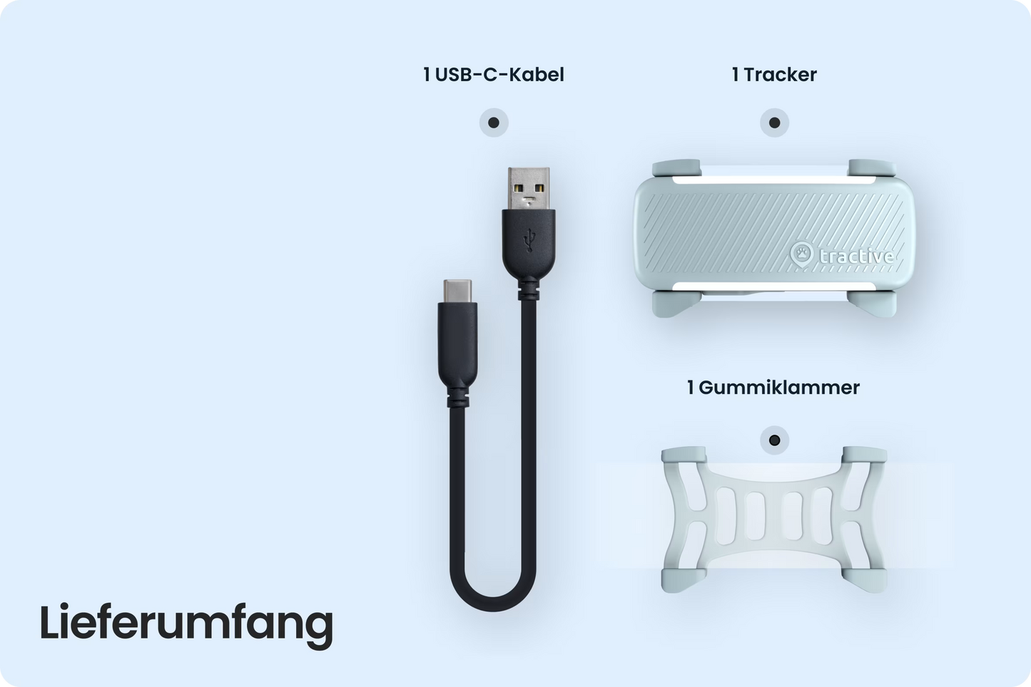 Tractive DOG 6 Tracker für Hunde, Mint